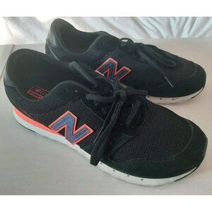New Balance 311 V2 Classic Tennis Athletic Shoes Women's 9 Black Suede, Hot Pink